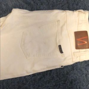 Size 31x34 Organic Men’s White Nudie Jeans